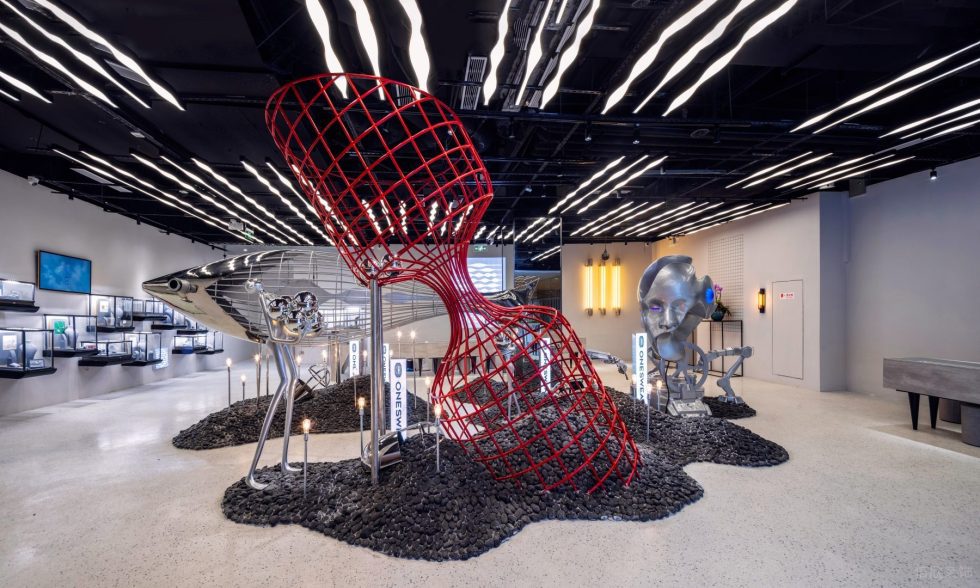 深圳市羅湖區(qū)蓮塘梵誓珠寶旗艦店裝修設(shè)計(jì) 玄關(guān)造型