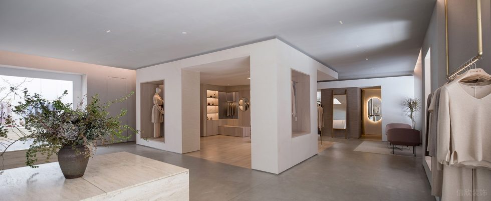 深圳市羅湖區(qū)人民南輕奢風(fēng)女裝店emme品牌店裝修設(shè)計-大廳概覽