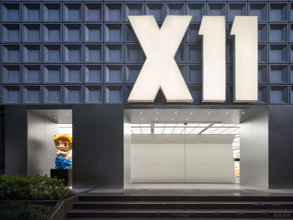 深圳市南山區(qū)后海新型科技風(fēng)潮牌店買手店X11全球旗艦店裝修設(shè)計(jì)-門面 深圳市南山區(qū)后海新型科技風(fēng)潮牌店買手店X11全球旗艦店裝修設(shè)計(jì)-門面