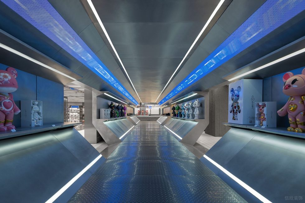 深圳市南山區(qū)后海新型科技風(fēng)潮牌店買手店X11全球旗艦店裝修設(shè)計(jì)-過道 深圳市南山區(qū)后海新型科技風(fēng)潮牌店買手店X11全球旗艦店裝修設(shè)計(jì)-過道