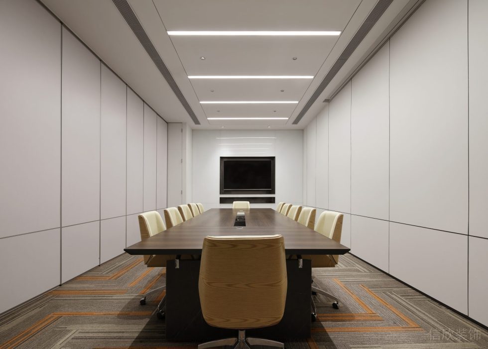 萬科濱海云中心現(xiàn)代混搭風辦公室裝修案例 會議室