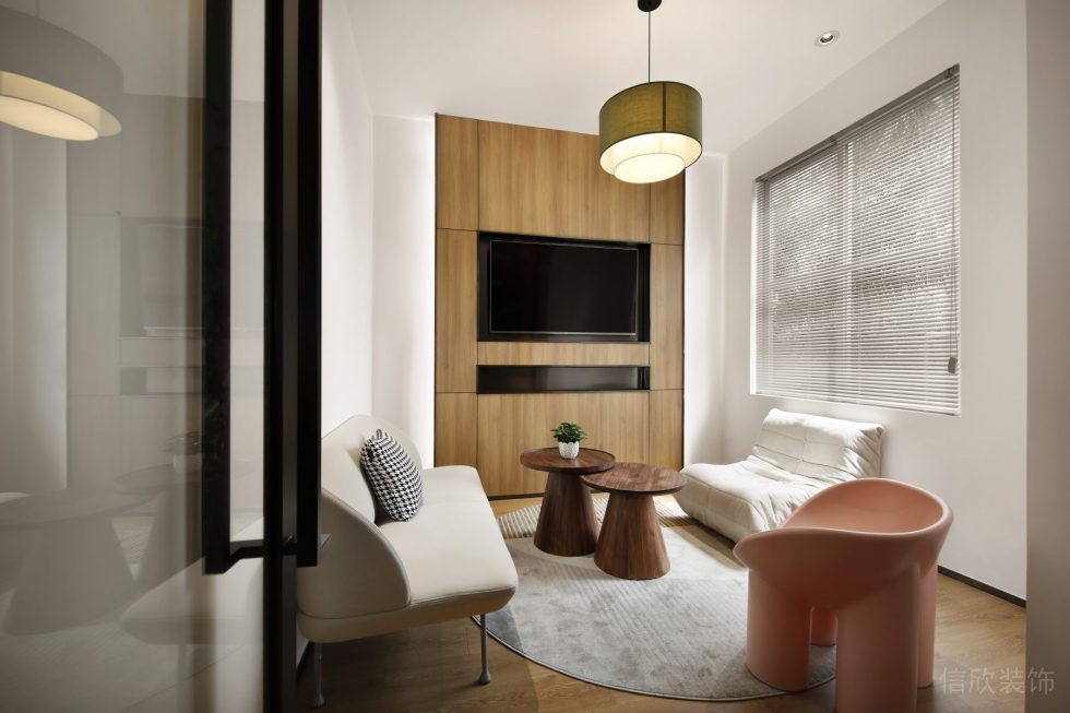 萬科濱海云中心現(xiàn)代混搭風辦公室裝修案例 小休息室