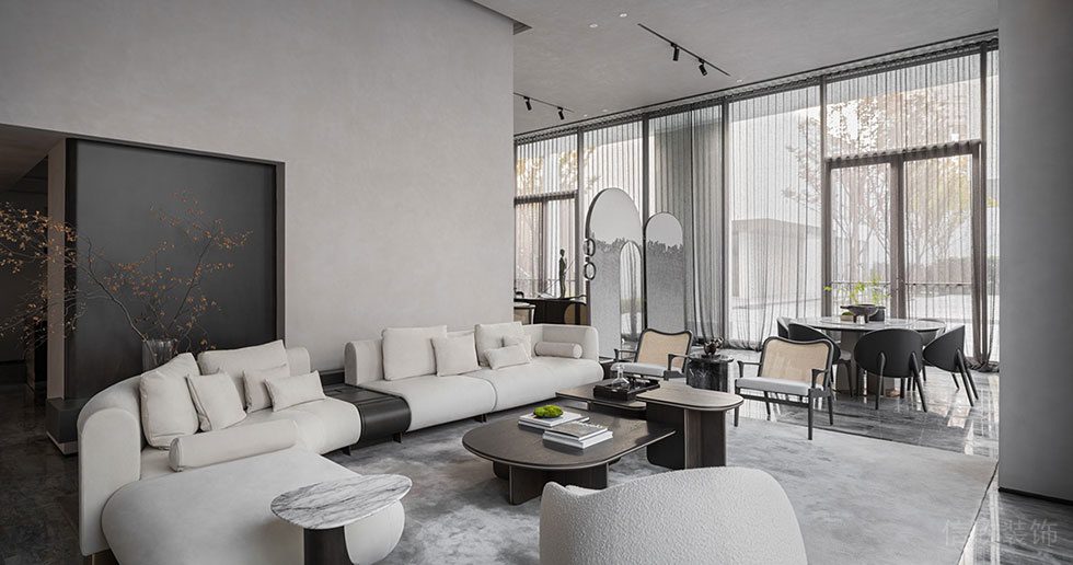 現(xiàn)代簡約時尚風(fēng)格辦公室裝修設(shè)計(jì)方案 接待洽談室