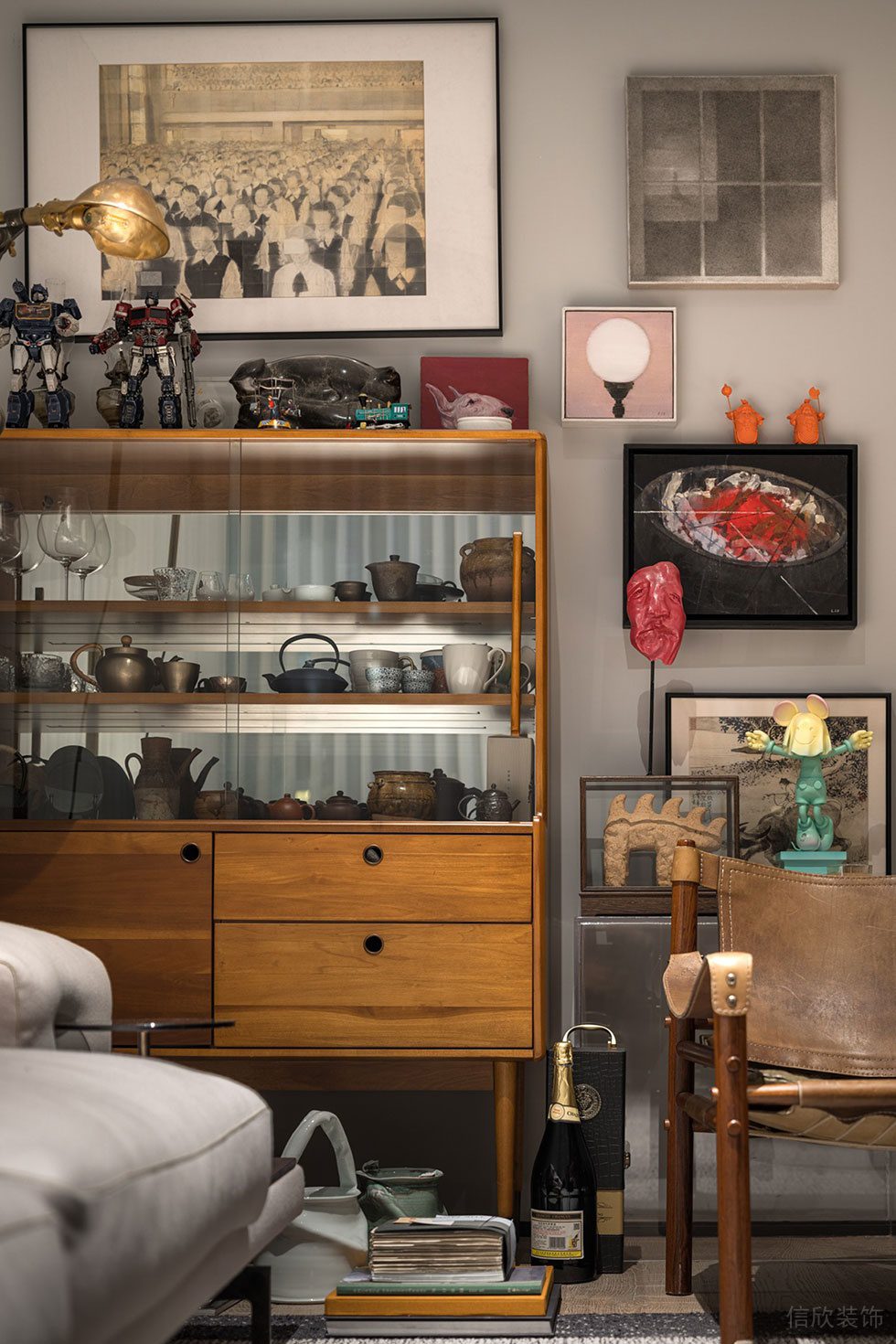 現(xiàn)代簡約時尚風(fēng)格辦公室裝修設(shè)計方案 休息室局部細節(jié)