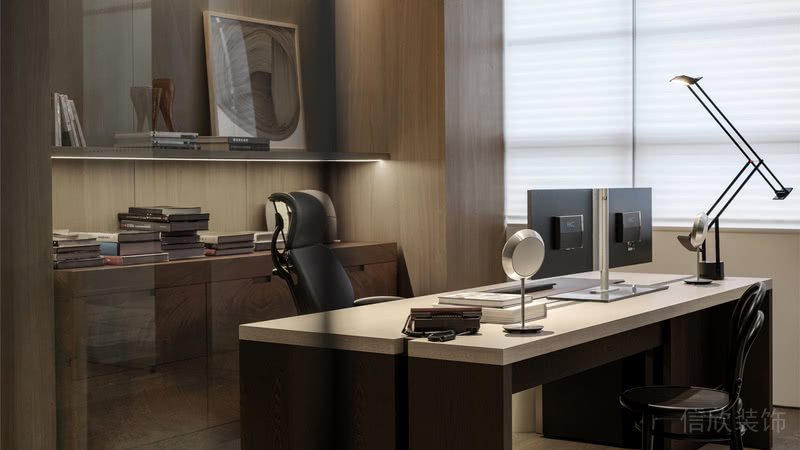 現(xiàn)代原木風(fēng)格辦公室裝修設(shè)計案例 辦公室局部圖