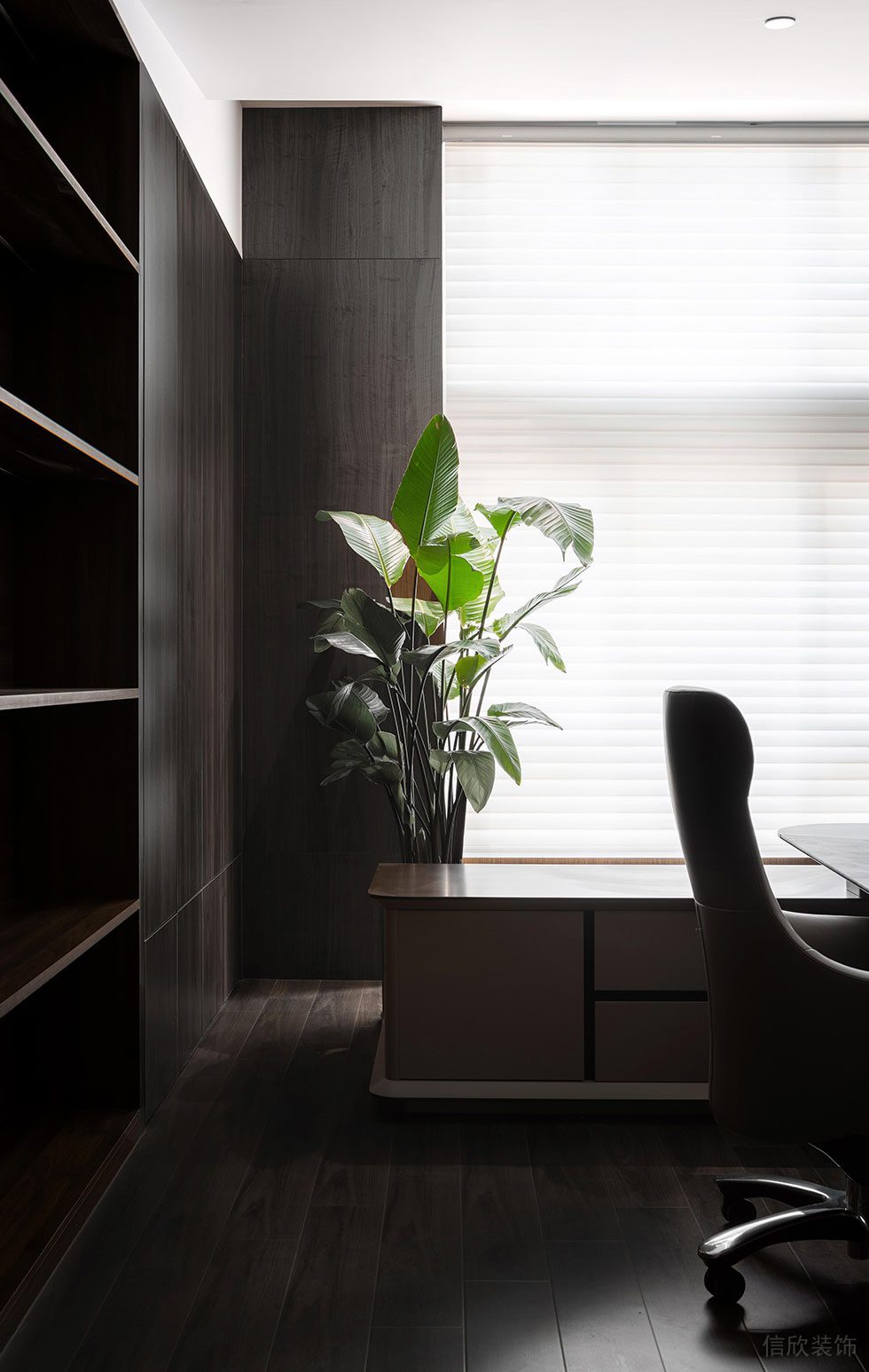 新中式原木風(fēng)辦公室裝修案例 辦公室 (3)