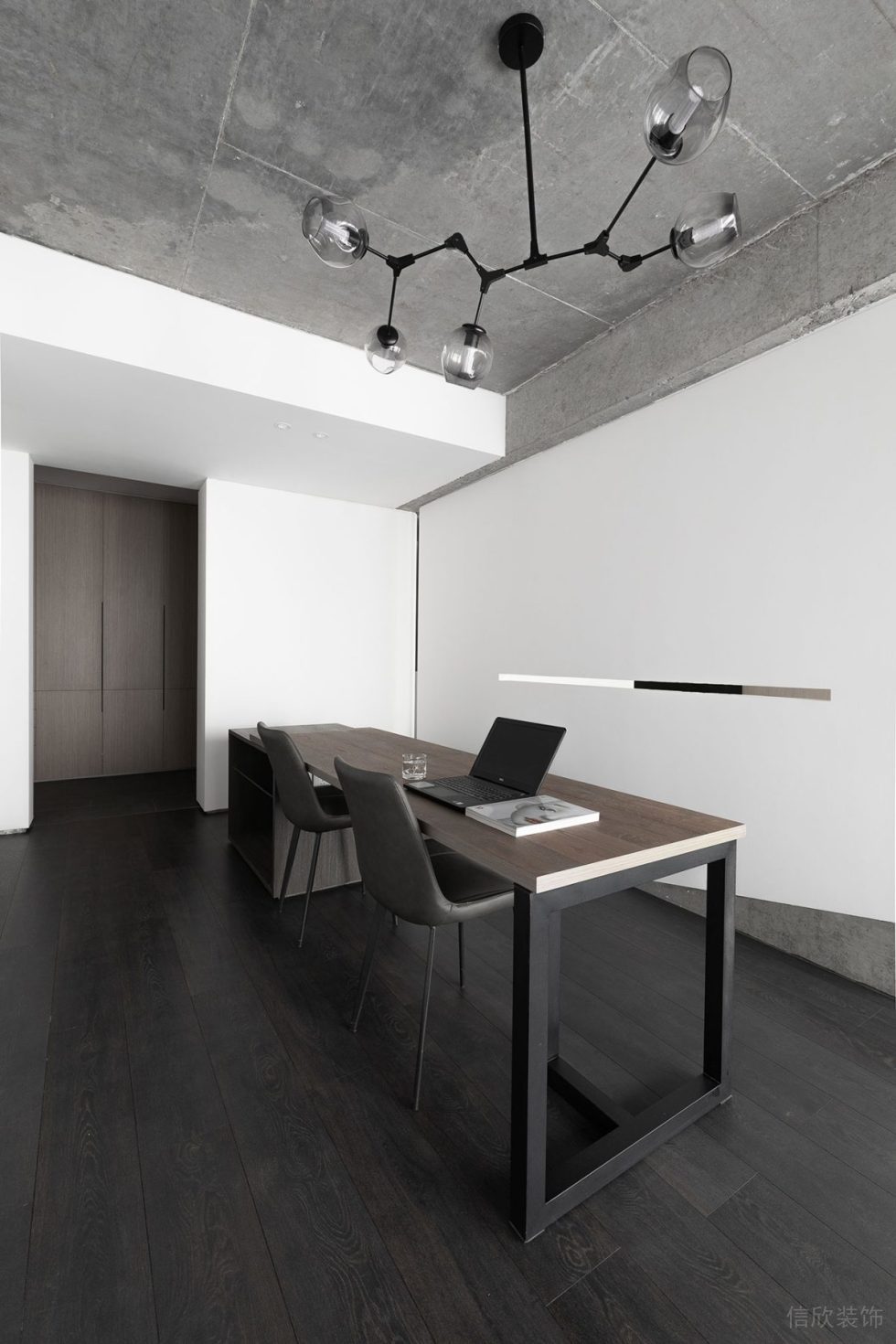 怡化金融科技大廈簡約風(fēng)辦公室裝修設(shè)計方案 開放辦公區(qū)