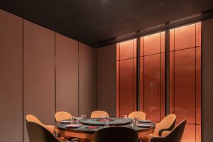 工業(yè)風火鍋店黑色格調(diào)平頂裝修設計