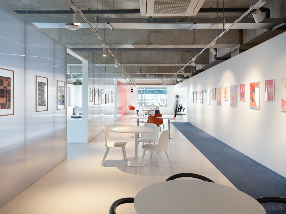 簡約清新工業(yè)風(fēng)藝術(shù)裝飾品店鋪裝修設(shè)計 等候休息區(qū)