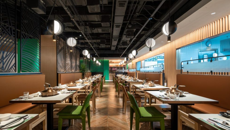 簡(jiǎn)約清新椰子風(fēng)整潔用餐區(qū)裝修設(shè)計(jì)