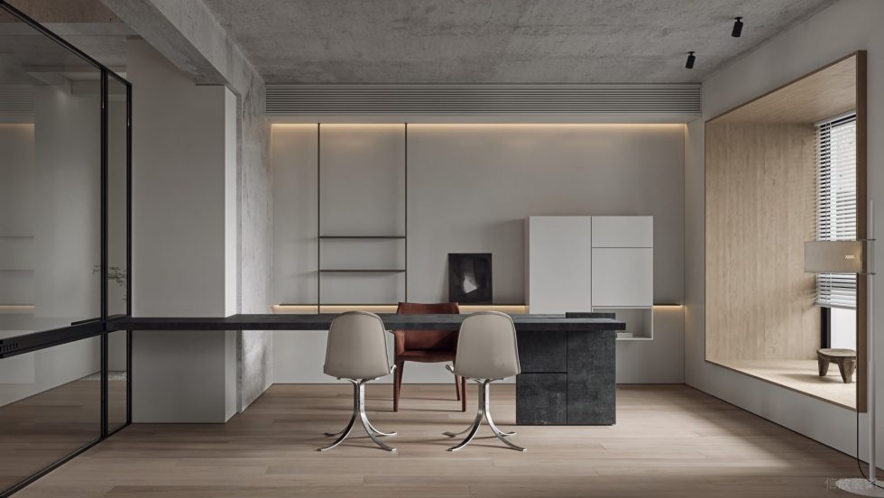 深圳市龍崗區(qū)極簡工業(yè)風新辦公場地 主創(chuàng)辦公室1