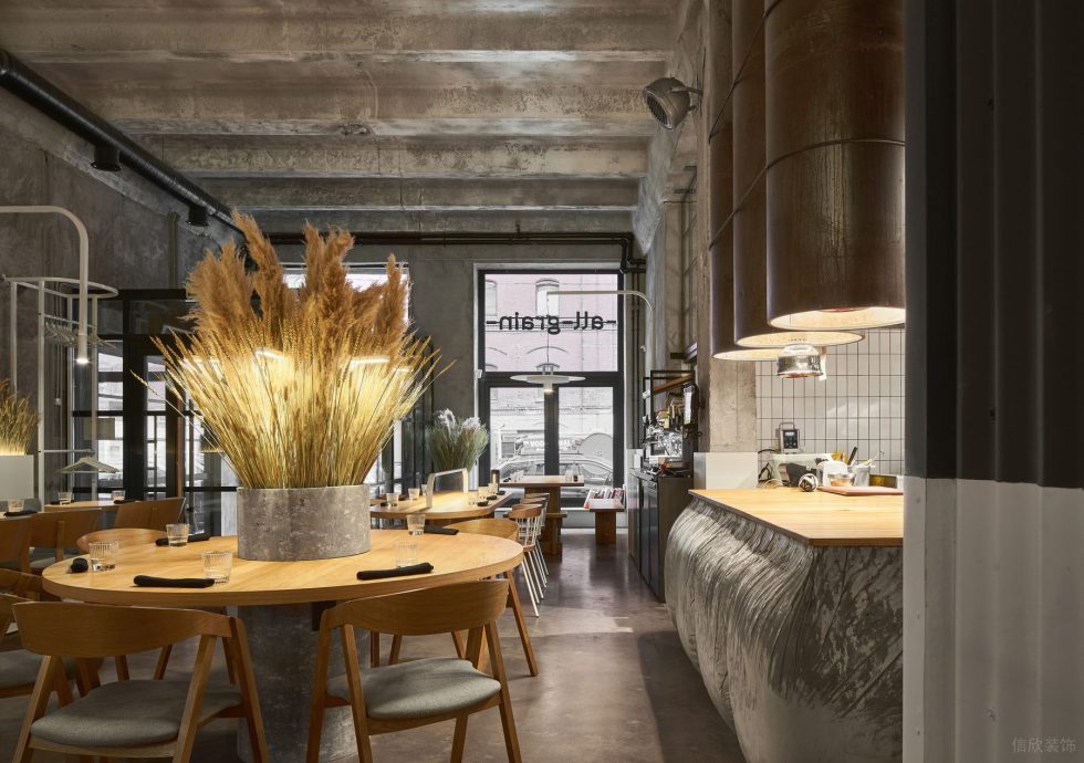 深圳市田園工業(yè)風(fēng)創(chuàng)意餐桌設(shè)計效果圖