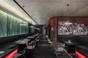 新中式中餐廳大氣古典就餐區(qū)設(shè)計裝修