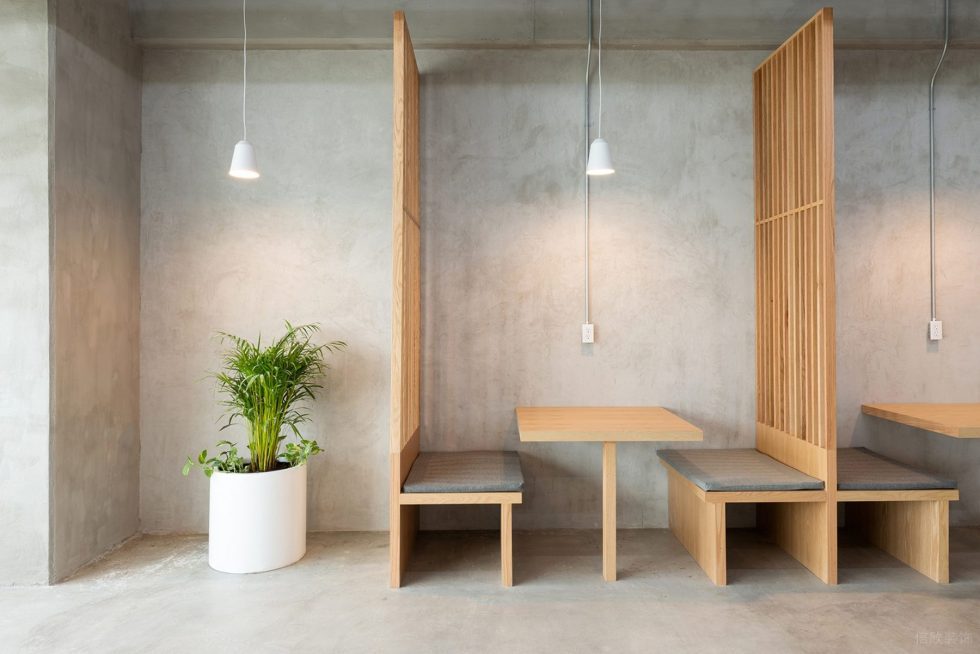 原木工業(yè)風辦公室裝修設計原木色卡座休息區(qū) 原木工業(yè)風辦公室裝修設計原木色卡座休息區(qū)