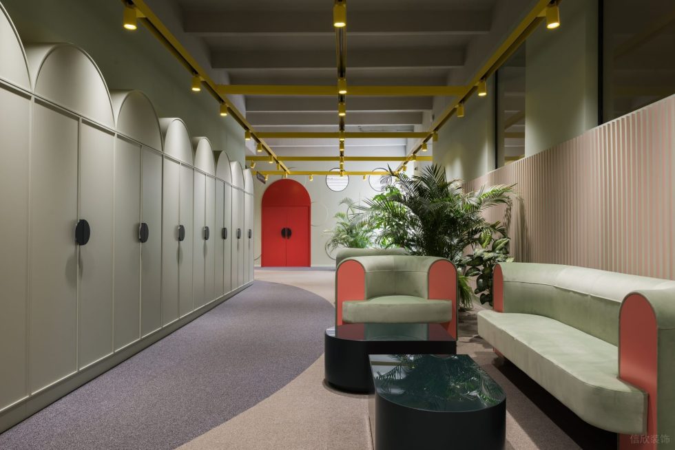 奇趣簡約風辦公室裝修設計淡綠色休閑區(qū) 奇趣簡約風辦公室裝修設計淡綠色休閑區(qū)