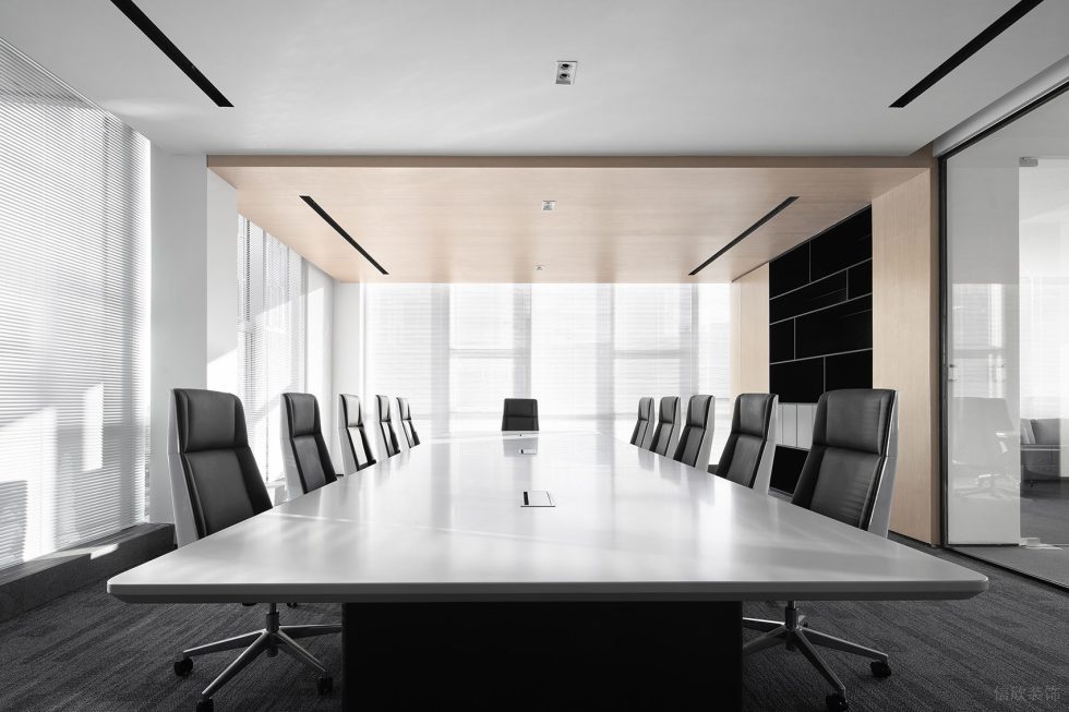 深圳天安云谷地中海風(fēng)格辦公空間裝修設(shè)計(jì) 會議室