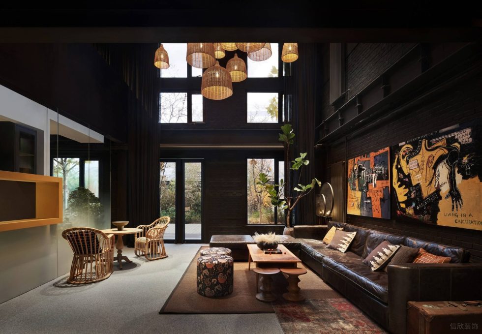 現(xiàn)代復(fù)古風(fēng)花樣生活館展廳裝修設(shè)計(jì) 客廳