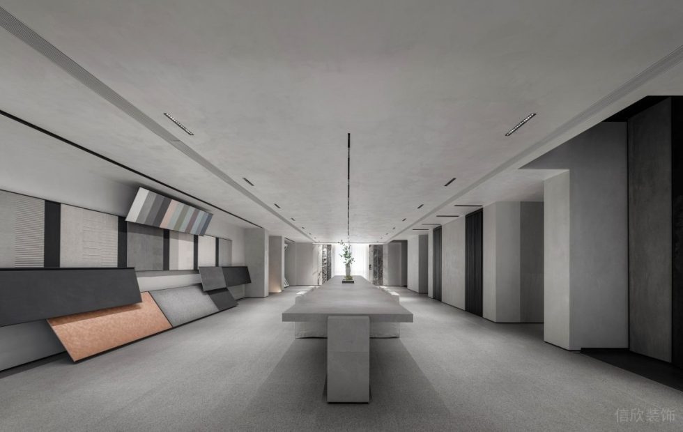現(xiàn)代極簡美學(xué)體驗(yàn)館展廳設(shè)計(jì)方案 中島臺大展廳
