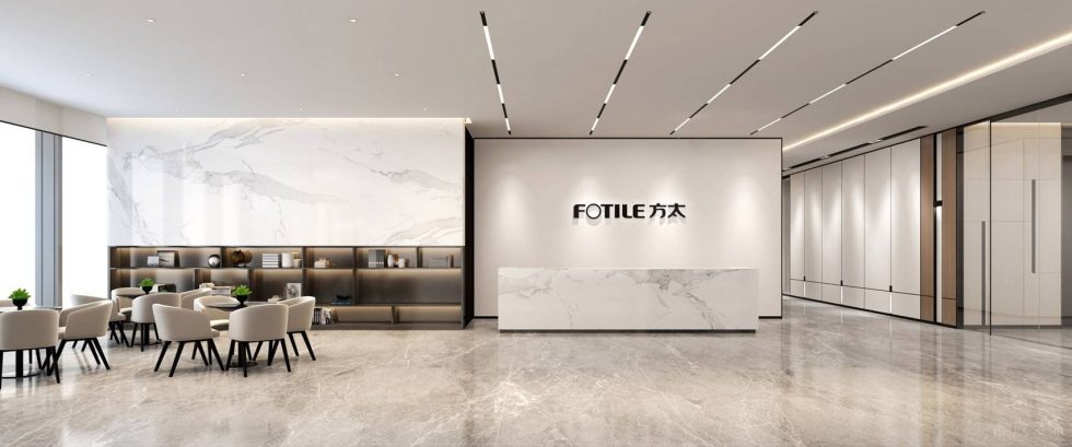 米白色極簡(jiǎn)風(fēng)辦公室裝修設(shè)計(jì)米白色前廳