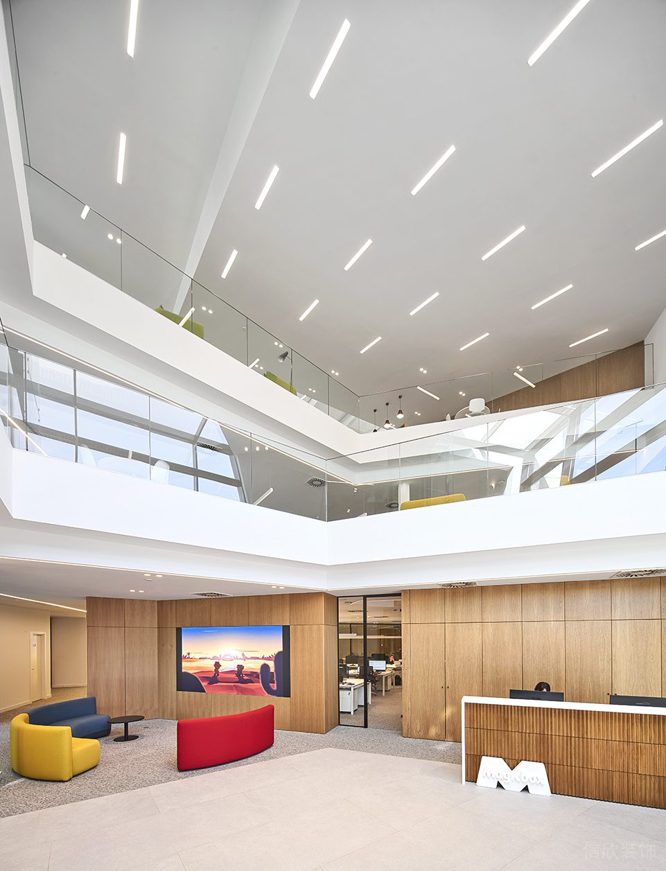 清淡色現(xiàn)代簡約風(fēng)辦公室裝修設(shè)計白木色前臺接待區(qū) 清淡色現(xiàn)代簡約風(fēng)辦公室裝修設(shè)計白木色前臺接待區(qū)