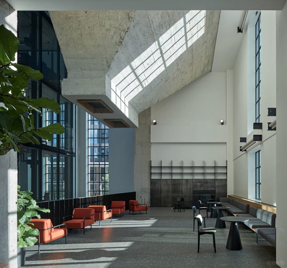 深色工業(yè)風(fēng)辦公室裝修設(shè)計(jì)灰色系休閑接待廳 深色工業(yè)風(fēng)辦公室裝修設(shè)計(jì)灰色系休閑接待廳