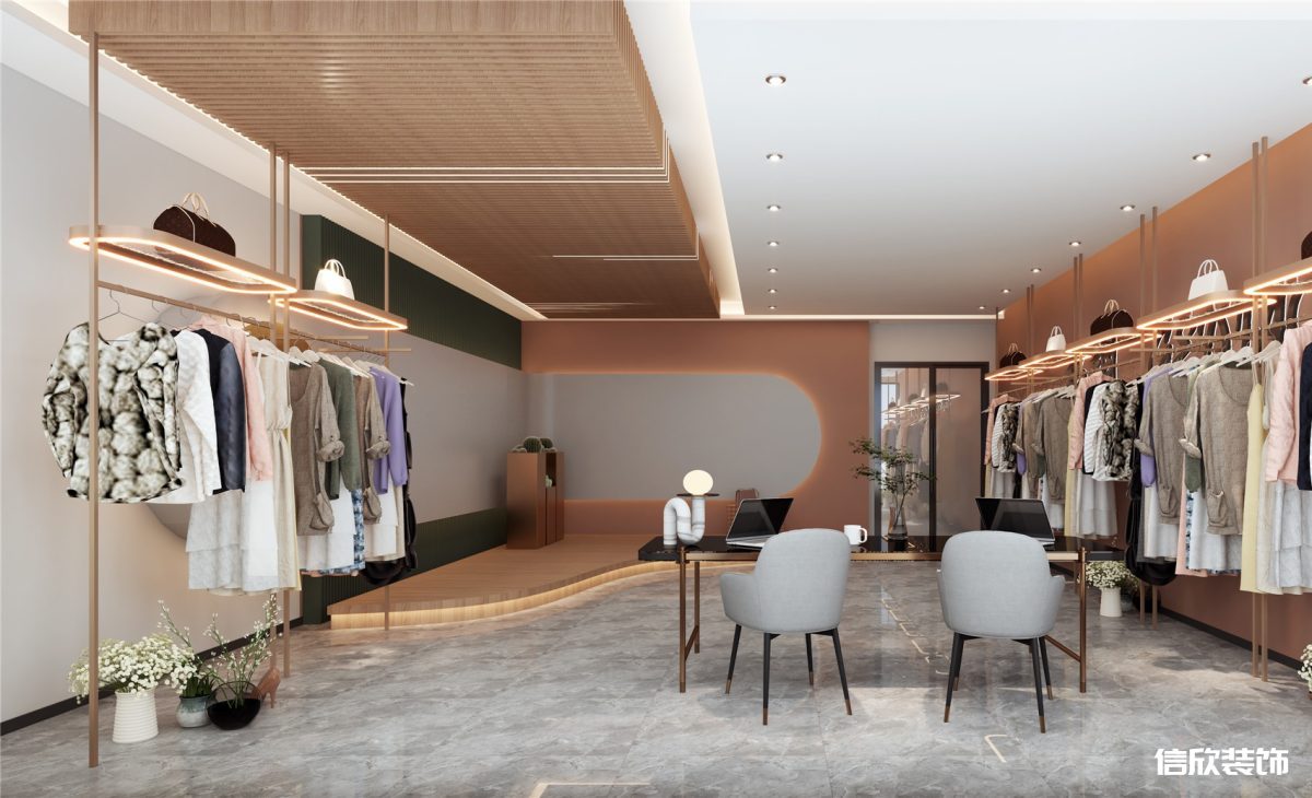 羅湖區(qū)東門服裝帶貨直播間裝修設(shè)計