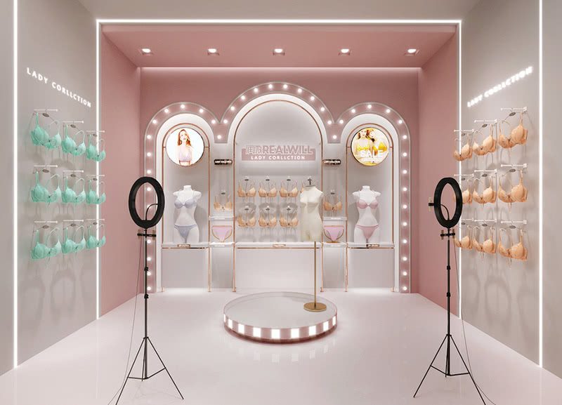 南山區(qū)西麗內(nèi)衣服裝帶貨直播間裝修設(shè)計(jì)