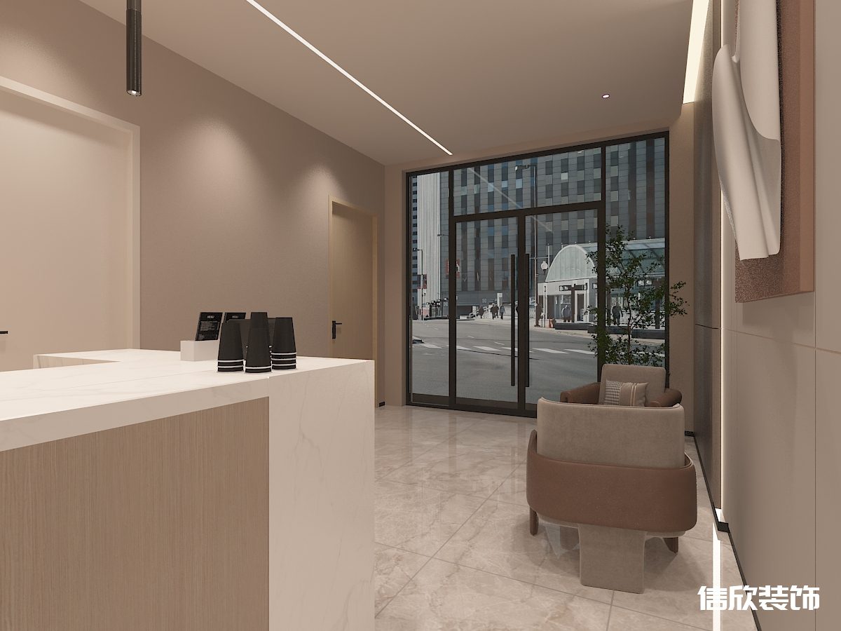 深圳福田梅林棋牌室大門玻璃門裝修設(shè)計