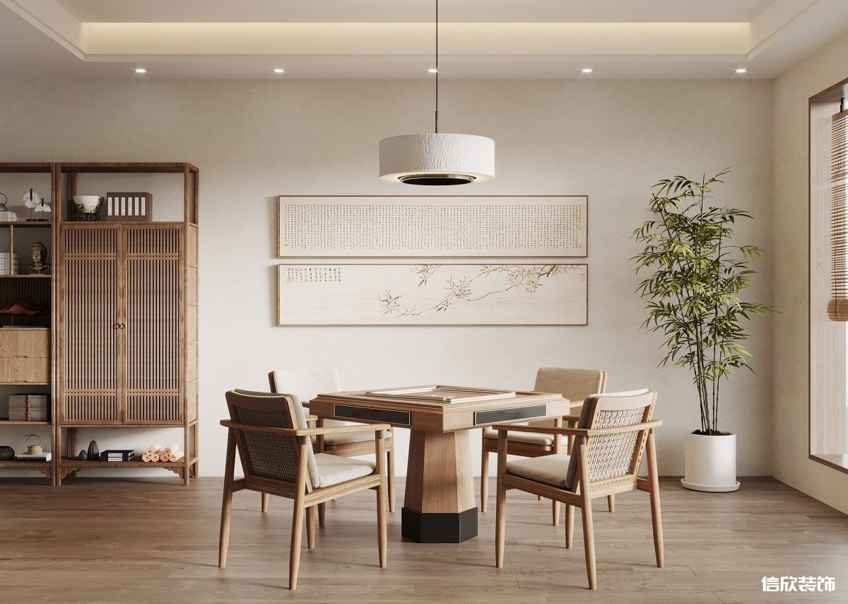 深圳羅湖布心網(wǎng)紅時(shí)尚棋牌室麻將房裝修