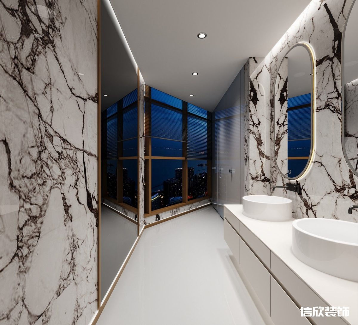 深圳羅湖布心網(wǎng)紅時尚棋牌室衛(wèi)生間裝修