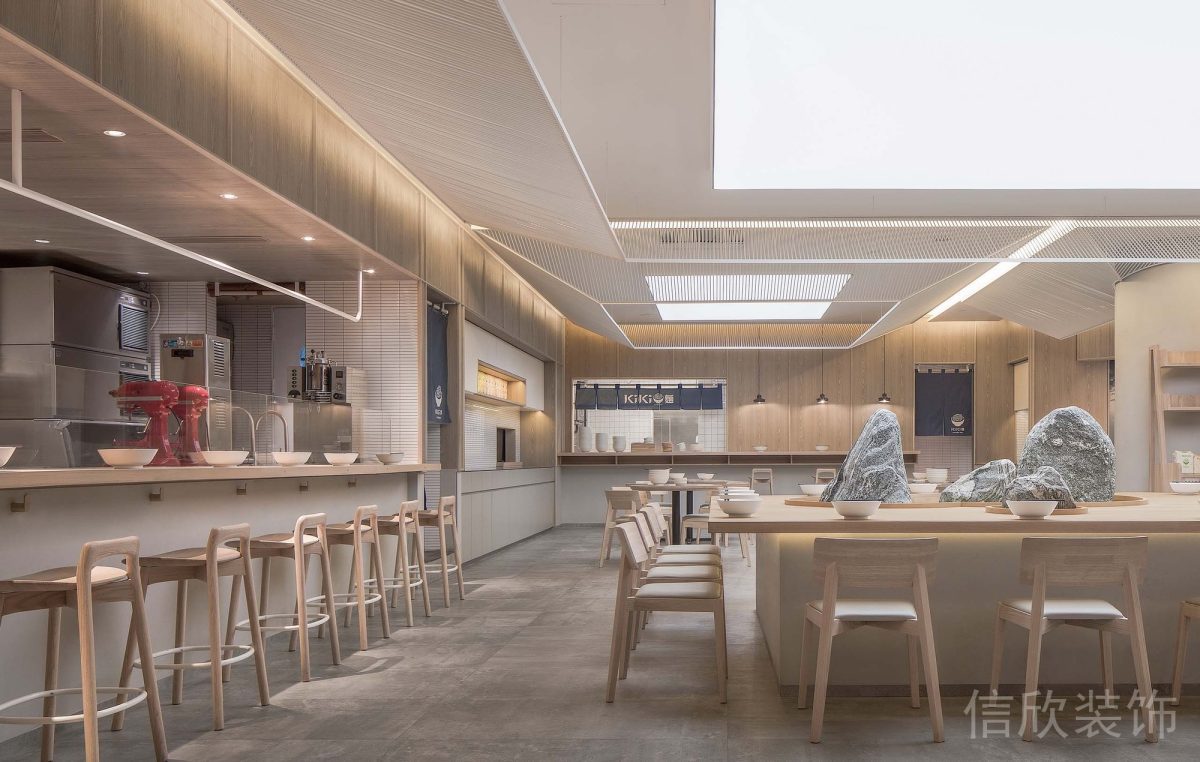 深圳羅湖萬(wàn)象城開開面館備餐間裝修設(shè)計(jì)