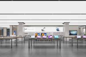 華為手機(jī)數(shù)碼專賣店手機(jī)數(shù)碼展廳裝修設(shè)計(jì)圖