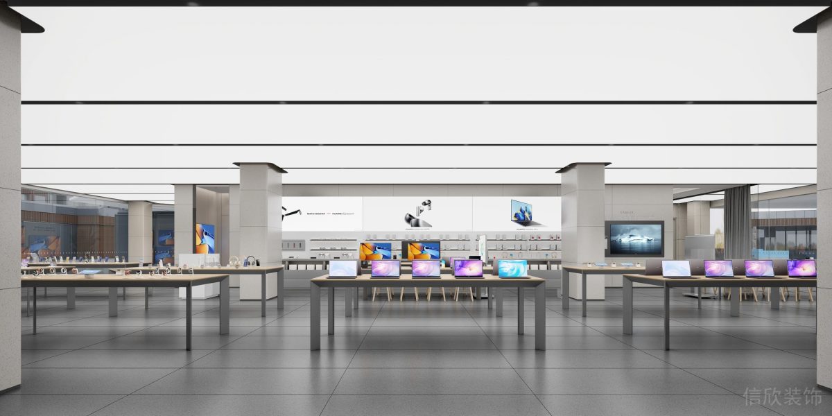華為手機(jī)數(shù)碼專賣店手機(jī)數(shù)碼展廳裝修設(shè)計圖