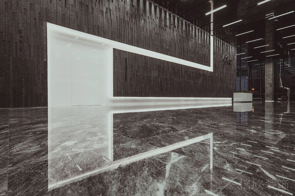 電梯入門(mén)處木飾面大廳不規(guī)則設(shè)計(jì)圖