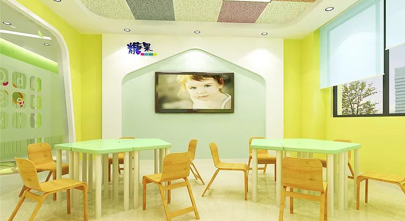 龍華優(yōu)品文化創(chuàng)意園糖果培訓機構多人教室裝修設計