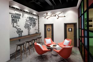 東莞培訓(xùn)機(jī)構(gòu)風(fēng)火創(chuàng)意園舞蹈夢想衛(wèi)生間及茶水間休息區(qū)域