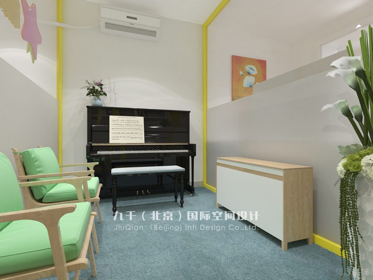 寶安區(qū)西鄉(xiāng)白鹿廣場(chǎng)新苗國(guó)際教育興趣班音樂幼兒培訓(xùn)教育機(jī)構(gòu)鋼琴琴房獨(dú)立教室裝修設(shè)計(jì)