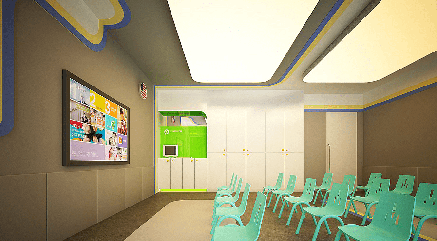 華佳廣場(chǎng)天才培訓(xùn)中心裝修設(shè)計(jì)教室