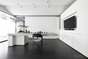 簡約現代風辦公空間辦公區(qū)裝修設計