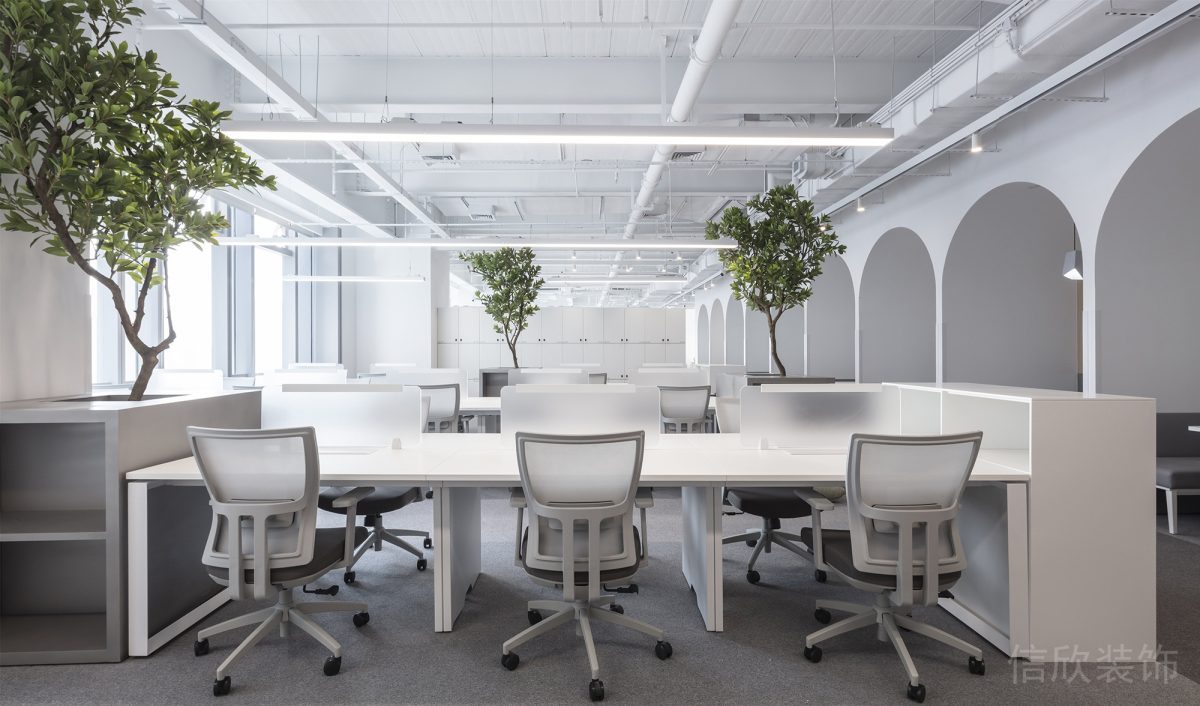 簡(jiǎn)約現(xiàn)代弧形拱門設(shè)計(jì)辦公室