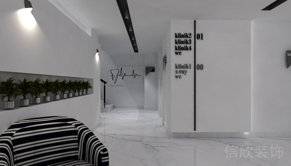 諾德大廈口腔中心樓梯間內(nèi)嵌式柜子