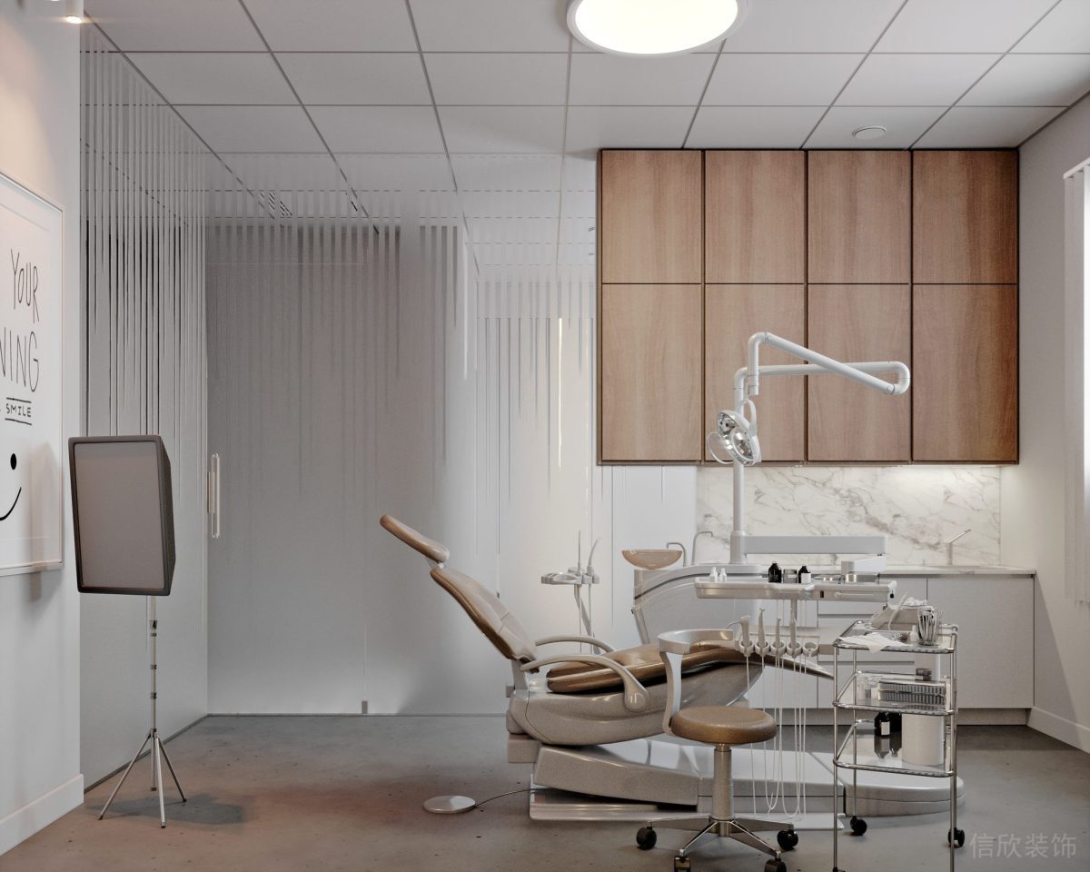 深圳南山蘭光科技大廈雨田牙科口腔門診治療室現(xiàn)代簡(jiǎn)約效果