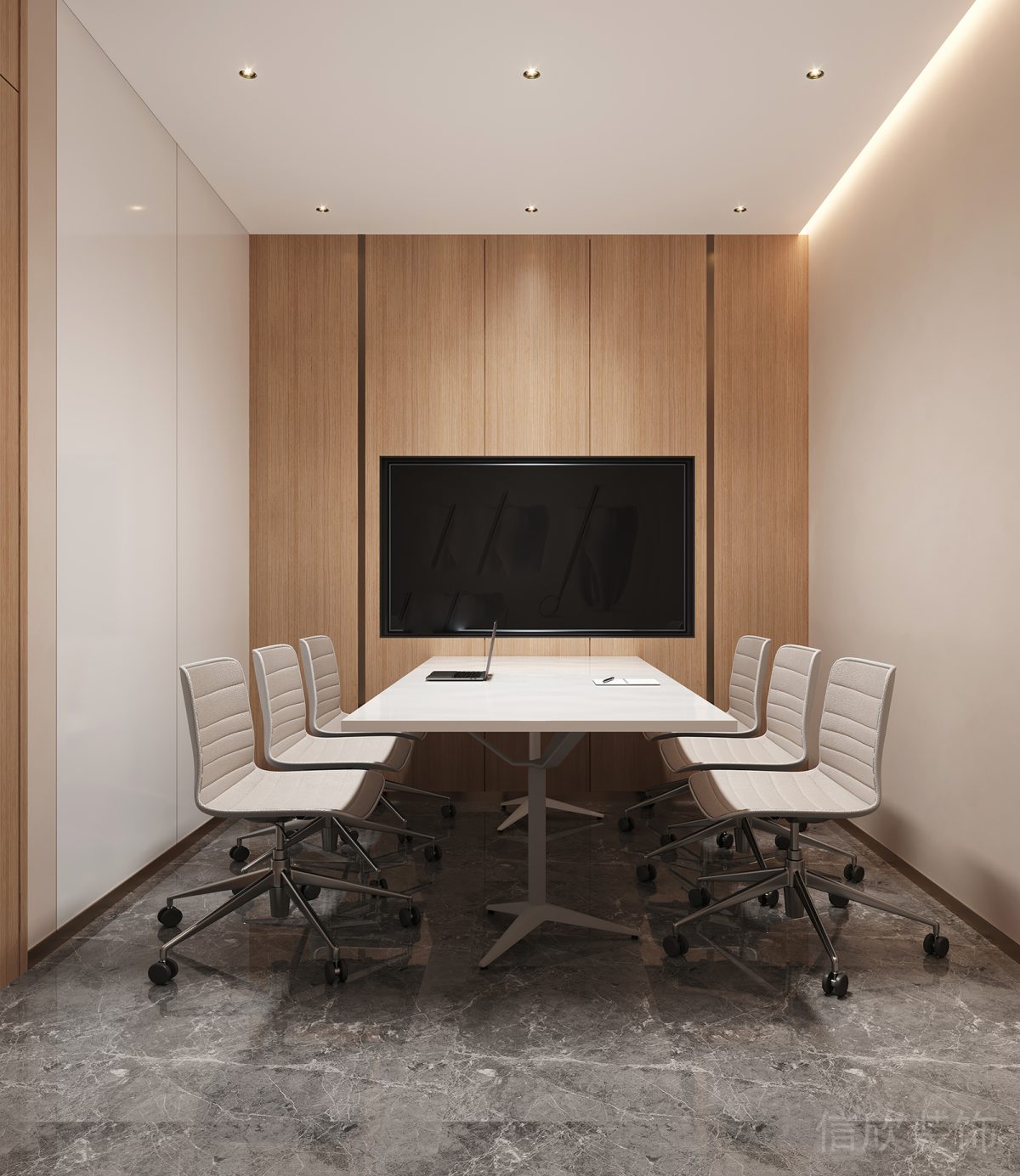 天安科技產業(yè)園口腔中心交流室暖色調