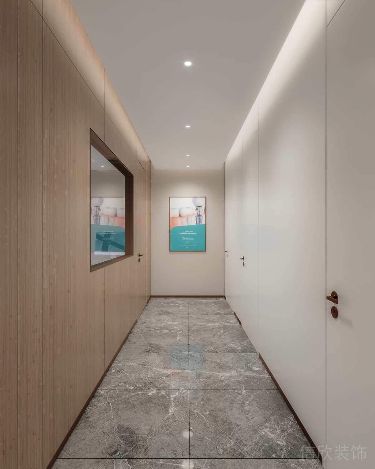 天安科技產業(yè)園口腔中心原木設計