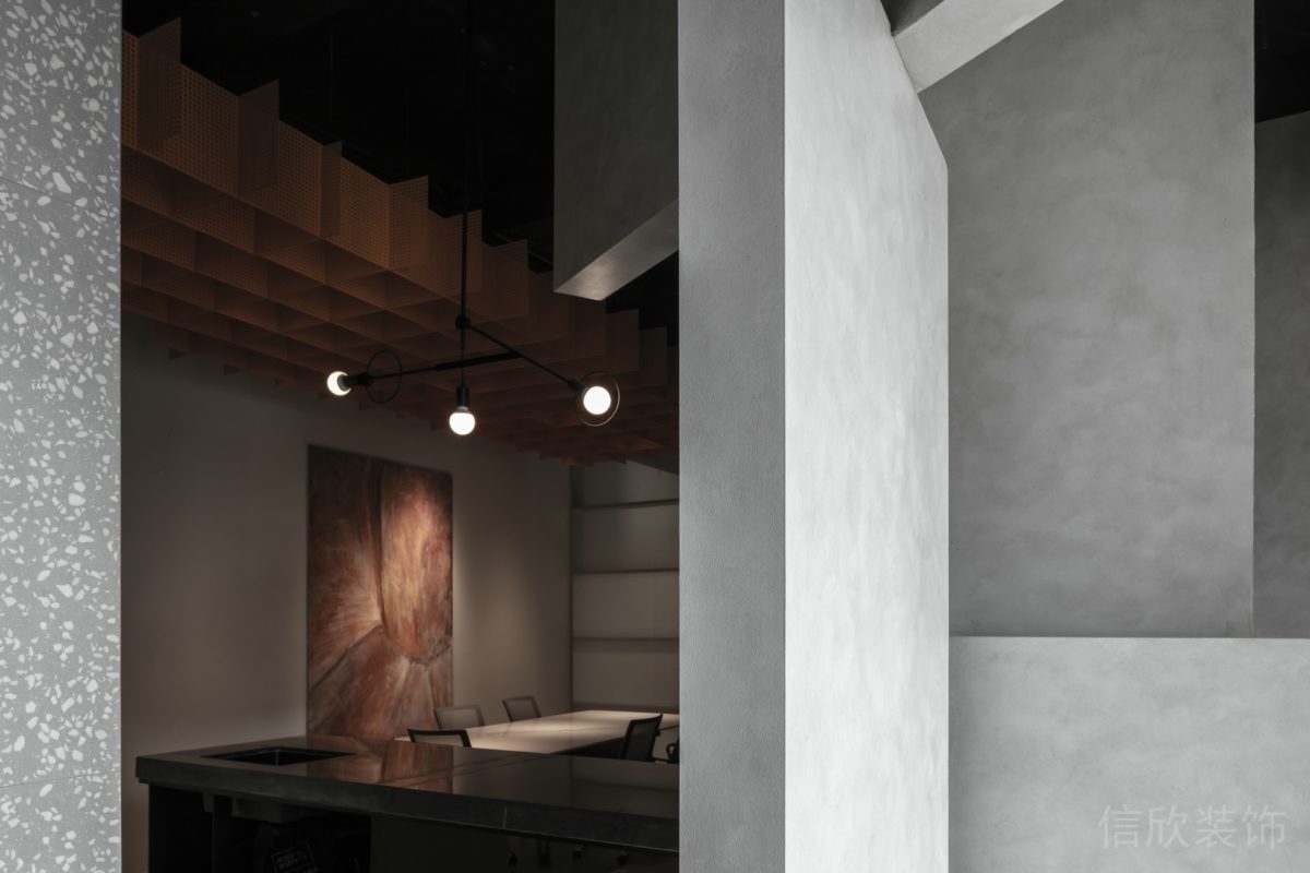 現(xiàn)代拐角藝術(shù)靜謐會(huì)議室