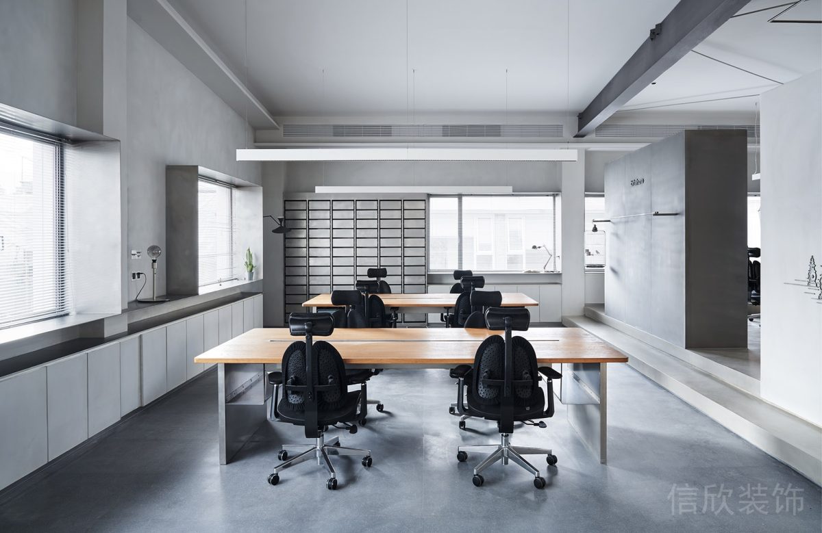 現(xiàn)代簡約風辦公空間開放辦公區(qū)裝修設計