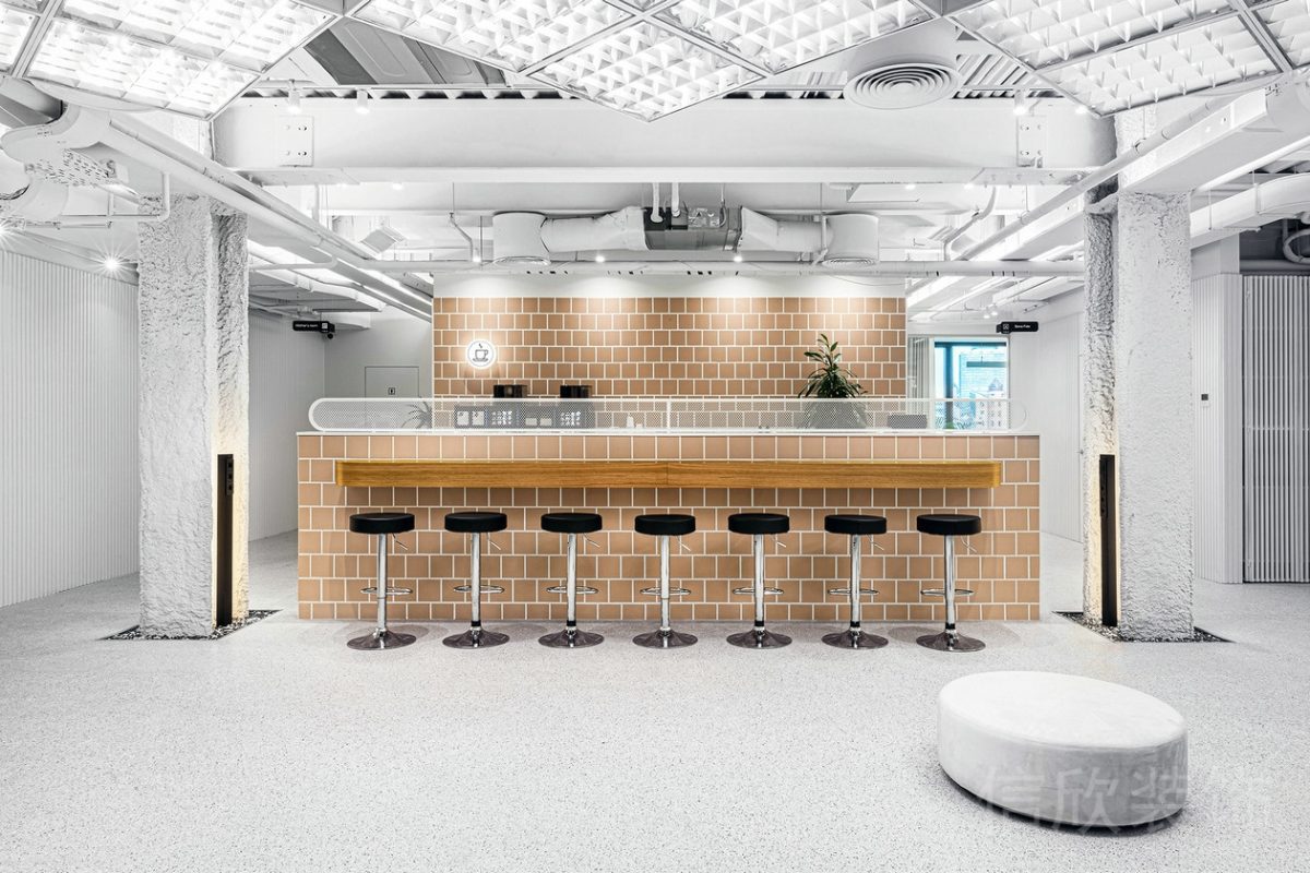 現(xiàn)代簡(jiǎn)約風(fēng)辦公空間水吧區(qū)裝修設(shè)計(jì)