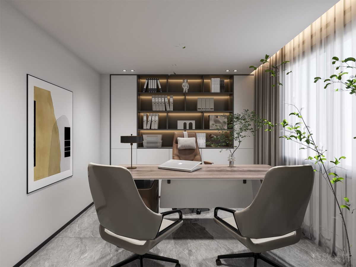 現(xiàn)代簡約風(fēng)辦公室裝修設(shè)計(jì) 經(jīng)理辦公室