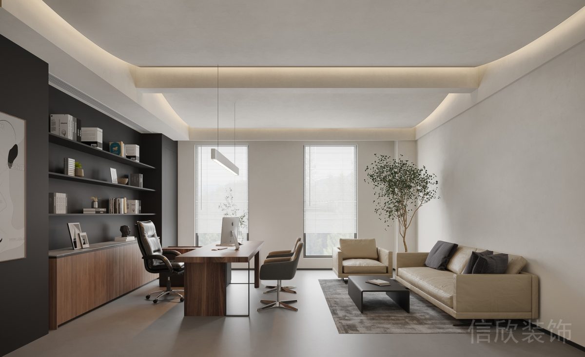 現(xiàn)代簡(jiǎn)約風(fēng)辦公室裝修設(shè)計(jì) 總經(jīng)理辦公室