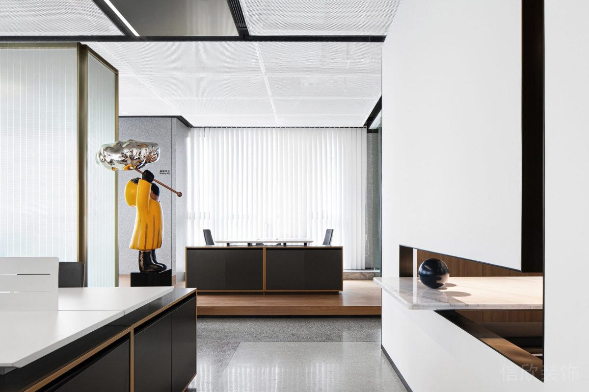 現(xiàn)代輕奢簡約風(fēng)辦公空間洽談區(qū)裝修設(shè)計(jì)